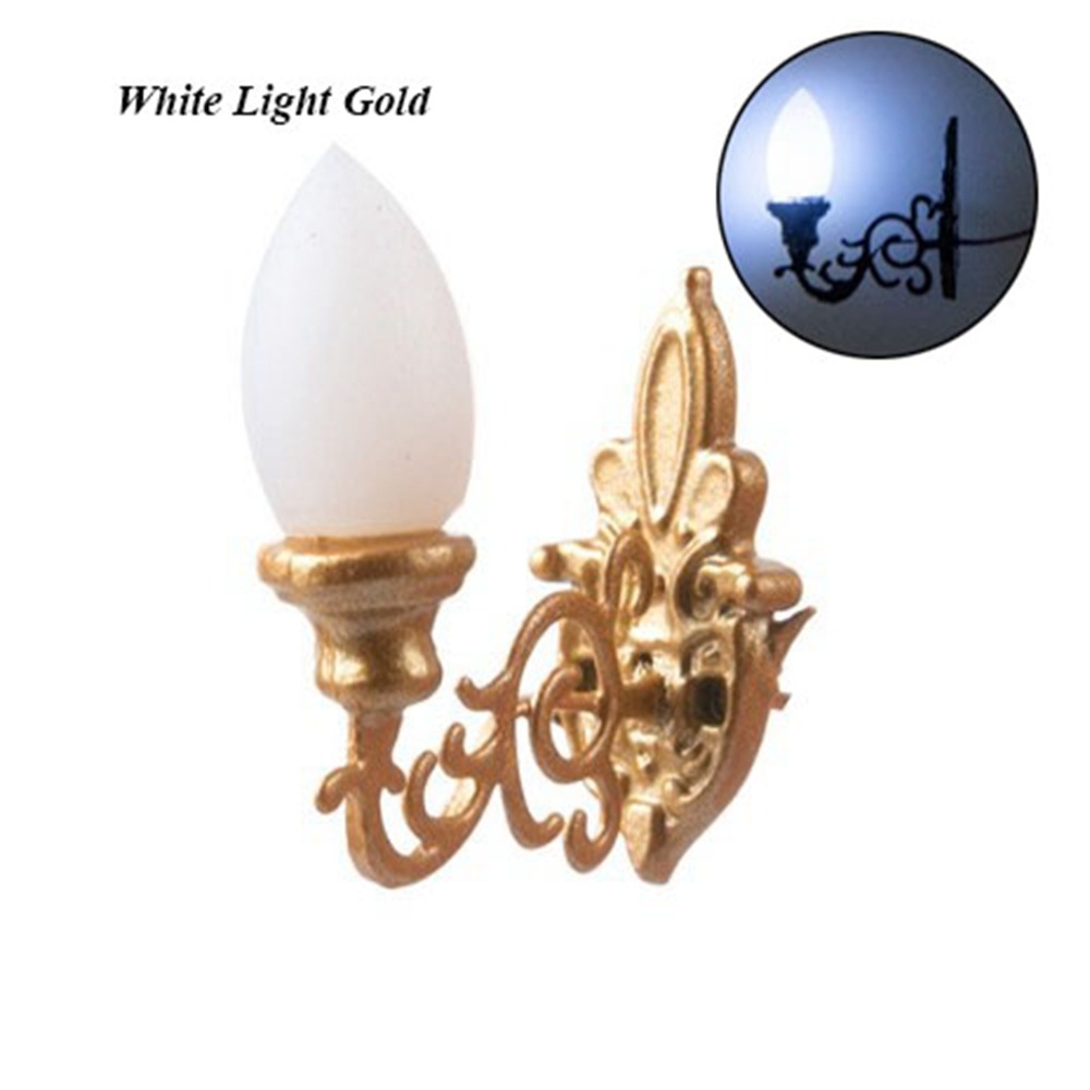 Lighting Metal Wall Decor - Baru 1.7*2Cm Rumah Boneka Lampu Dinding