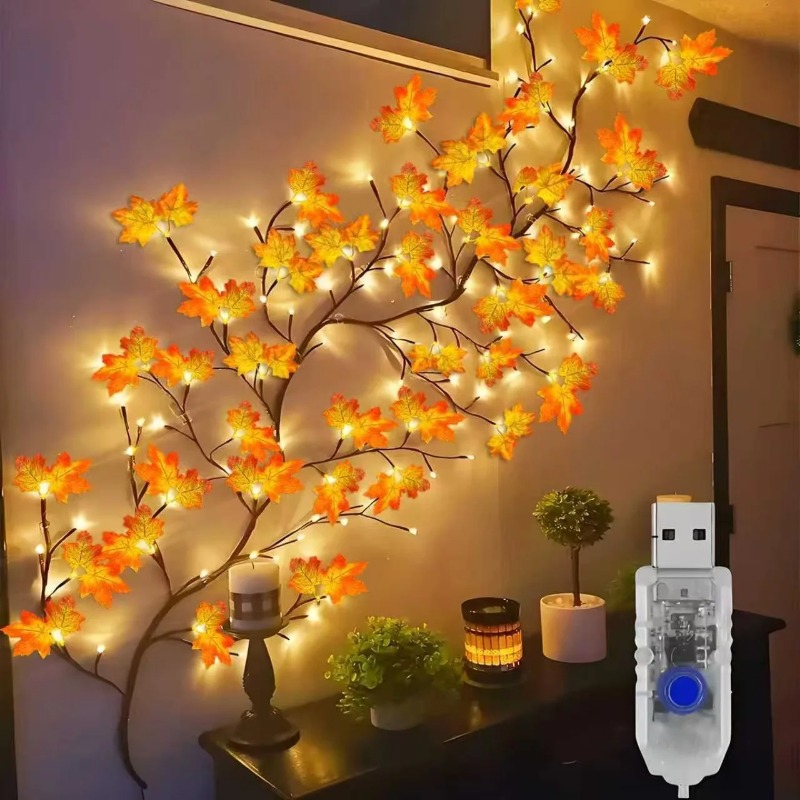 Lighting Decor For Home - Lampu Hias Dinding Rumah Bentuk Daun