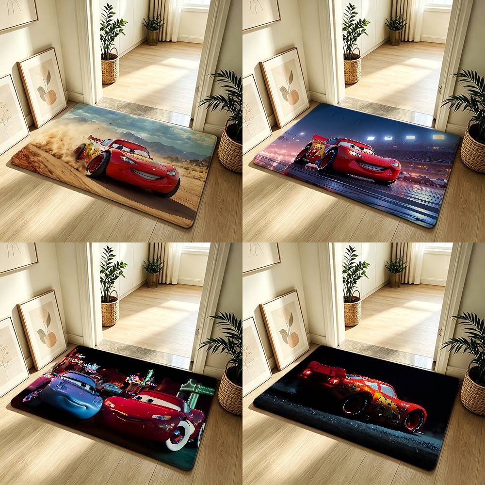 Lighting Mcqueen Decor - Karpet Anime Lightning-M-mcqueenS Keren, Keset Kamar