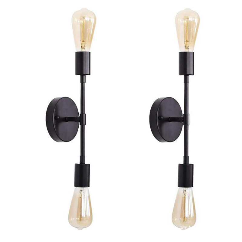 Decor Lighting Returns - Lampu dinding emas/hitam, kembali klasik untuk