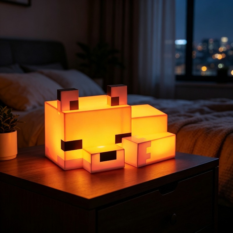 Lampu Malam Rubah Lucu, Lampu  - Lighting Decor Minecraft ulasan dan harga