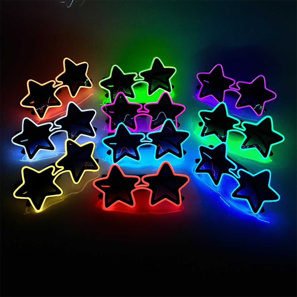 Kacamata LED Bentuk Bintang Be - Lighting Visual ulasan dan harga