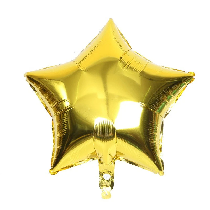 Balon Foil berbentuk bintang 1 - Lighting Mcqueen Decor ulasan dan harga