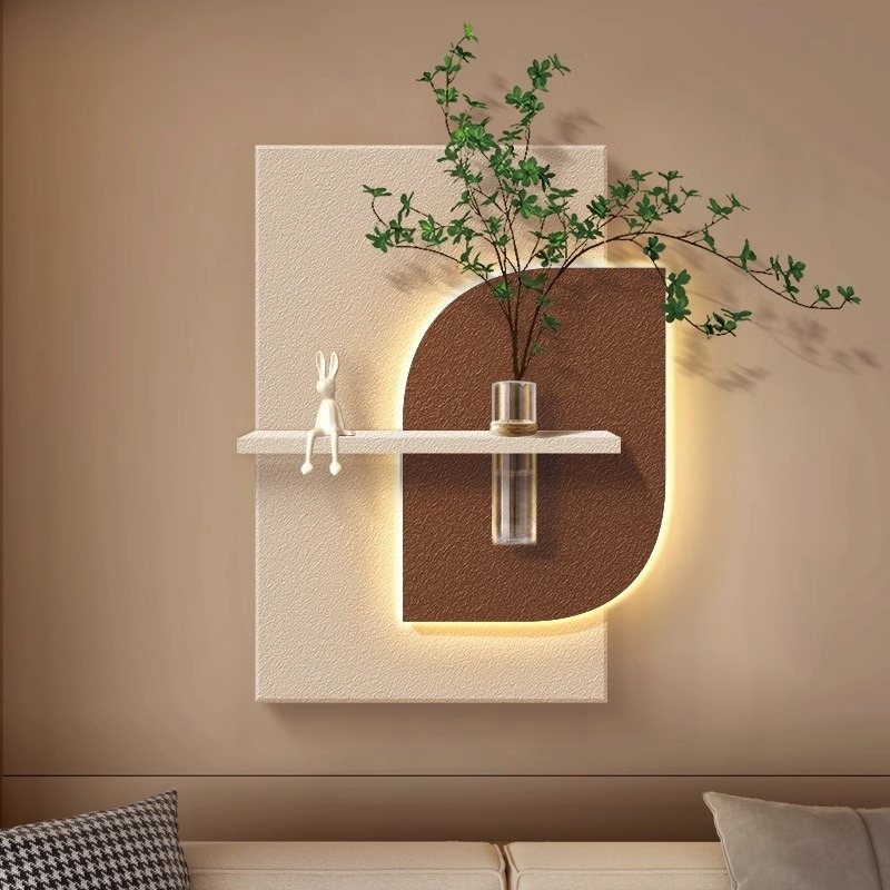 Seni Dinding Batu Pasir dengan - Lighting Metal Wall Decor ulasan dan harga