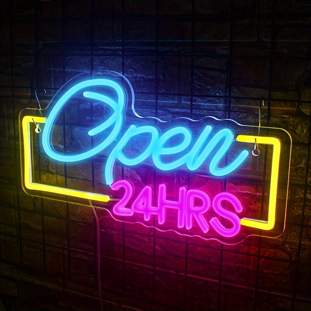 Buka 24 jam lampu tanda Neon L - Decor Lighting Opening Hours ulasan dan harga