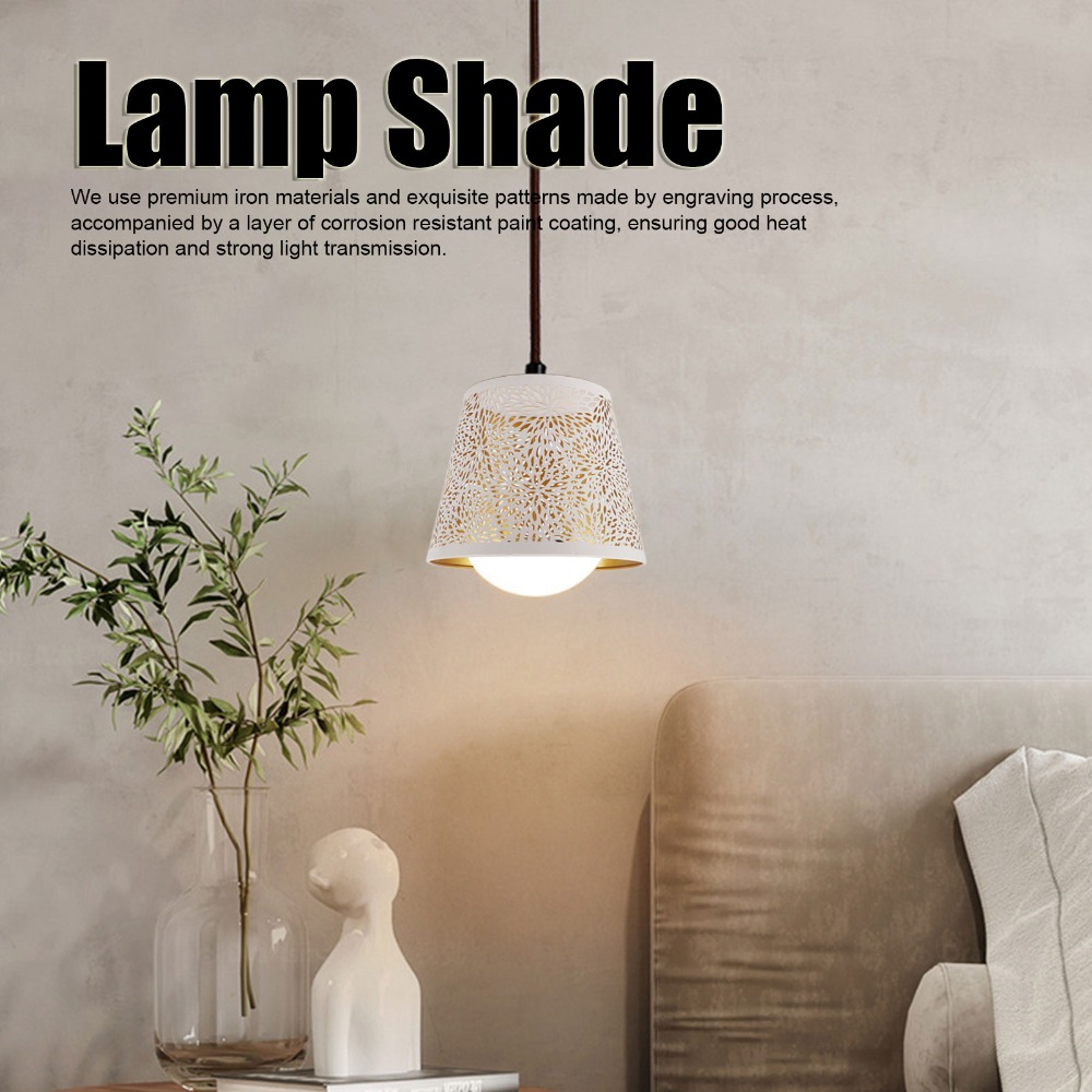 Kap Lampu Besi Sederhana Pola  - Geometric Lamp Shade ulasan dan harga