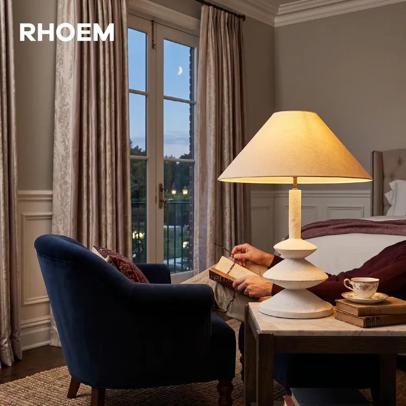 RHOEM Lampu Meja Pesaro untuk  - Lighting Decor For Home ulasan dan harga
