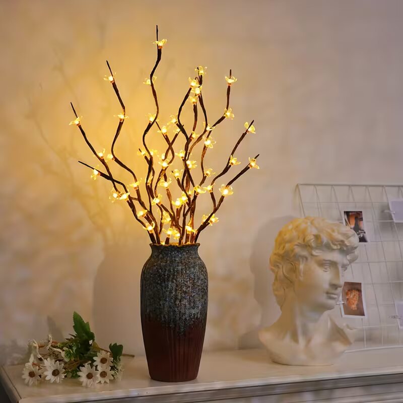 1/2 Buah 20LED Lampu Cabang Po - Lighting Decor For Home ulasan dan harga