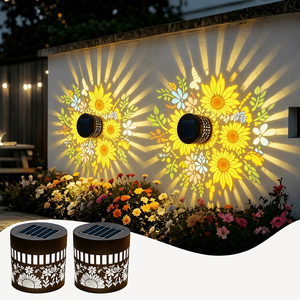 2 buah Lampu Pagar Tenaga Sury - Lighting Metal Wall Decor ulasan dan harga