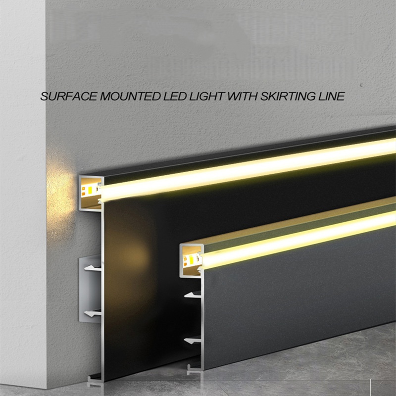 Profil Aluminium H50Mm 78Mm un - Lighting Metal Wall Decor ulasan dan harga