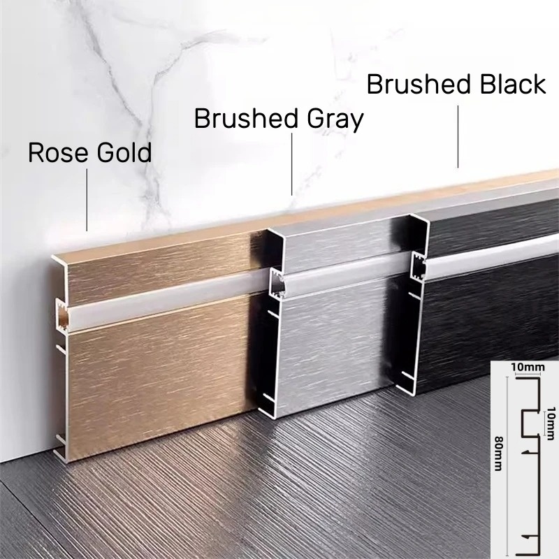 Profil Aluminium H50Mm 78Mm un - Lighting Metal Wall Decor ulasan dan harga